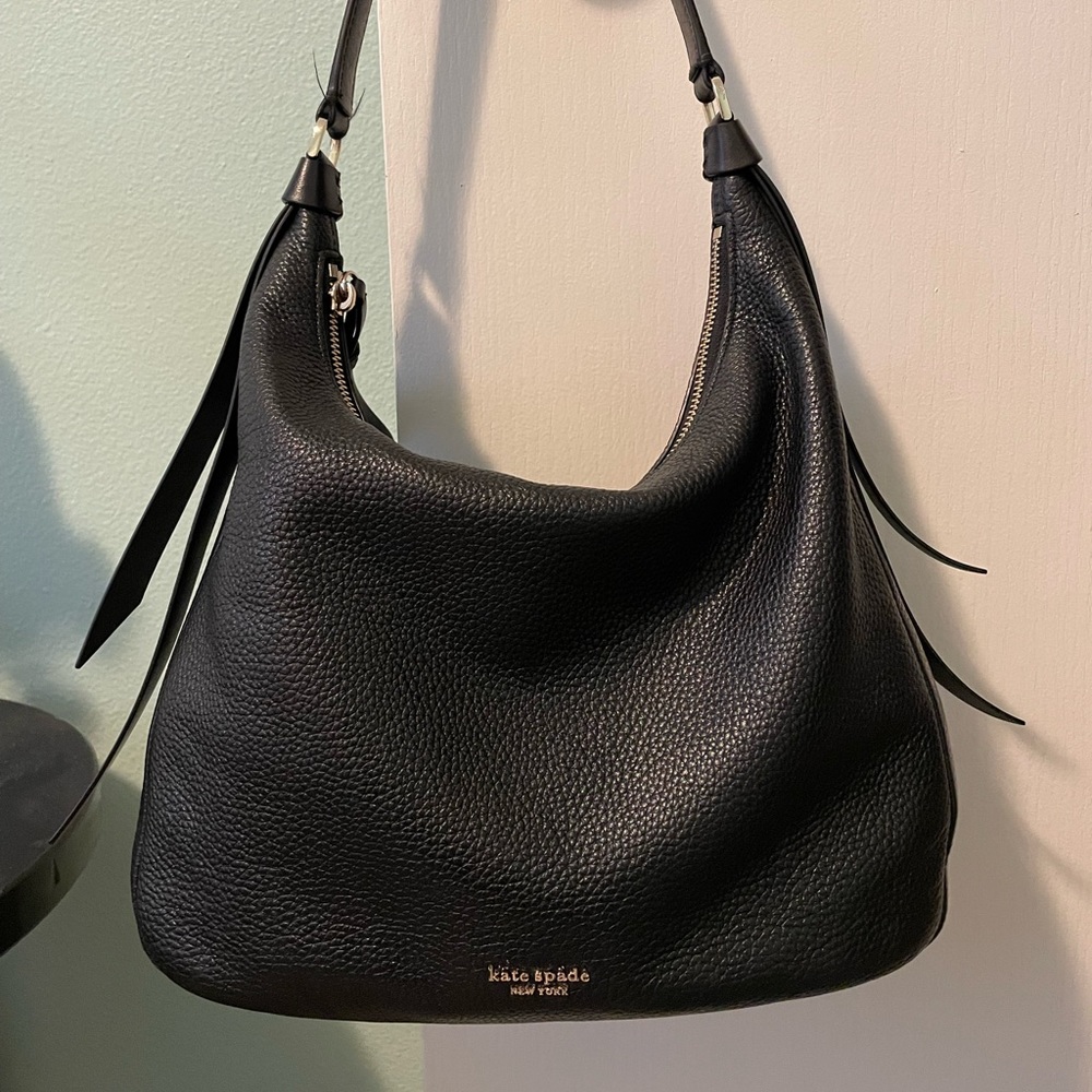 Kate Spade black hobo bag